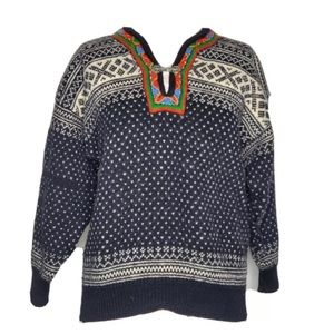 DALE OF NORWAY Wool Cardigan Nordic Sweater